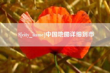 广州中国地图详细到市