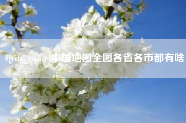 广州中国地图全图各省各市都有啥