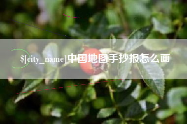 广州中国地图手抄报怎么画