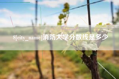 广州消防大学分数线是多少