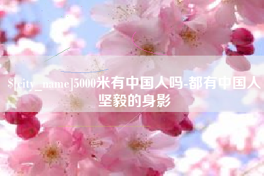 广州5000米有中国人吗-都有中国人坚毅的身影