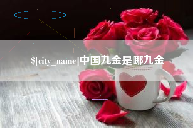 广州中国九金是哪九金