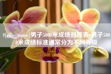 广州男子5000米成绩对照表-男子5000米成绩标准通常分为不同等级