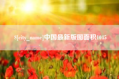 广州中国最新版图面积1045