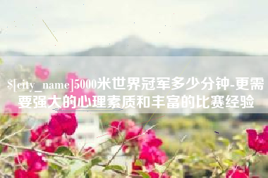 广州5000米世界冠军多少分钟-更需要强大的心理素质和丰富的比赛经验