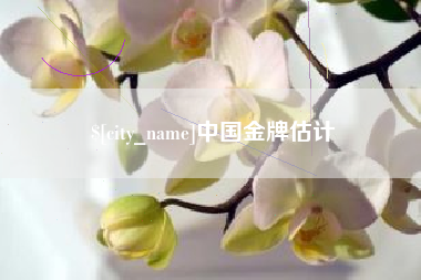 广州中国金牌估计