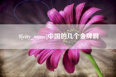 广州中国的几个金牌啊