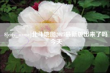 广州北斗地图2025最新版出来了吗今天