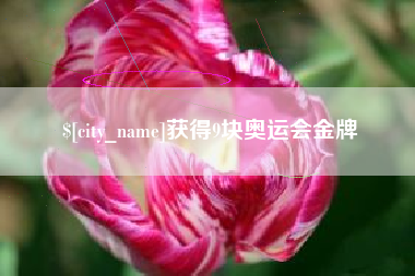 广州获得9块奥运会金牌