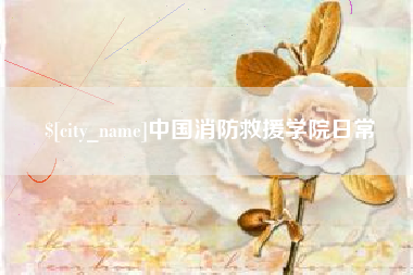 广州中国消防救援学院日常