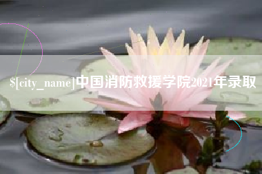 广州中国消防救援学院2021年录取