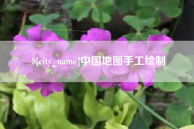 广州中国地图手工绘制