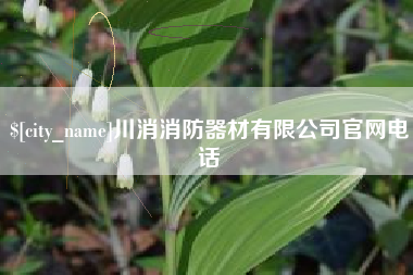 广州川消消防器材有限公司官网电话