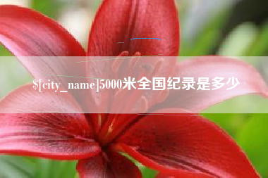 广州5000米全国纪录是多少