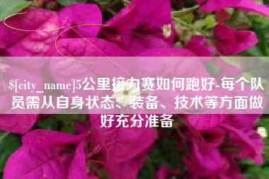 广州5公里接力赛如何跑好-每个队员需从自身状态、装备、技术等方面做好充分准备