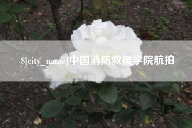 广州中国消防救援学院航拍