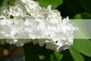 广州中国金牌有哪些2021