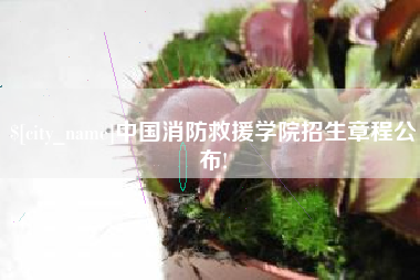 广州中国消防救援学院招生章程公布!