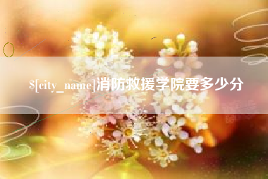 广州消防救援学院要多少分